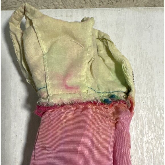 1960's Barbie Gown Fraternity Dance #1638 Lace Bodice Chiffon Skirt Brooch - Picture 13 of 14